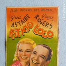 Cine: RITMO LOCO. FRED ASTAIRE Y GINGER ROGERS.. Lote 263557060