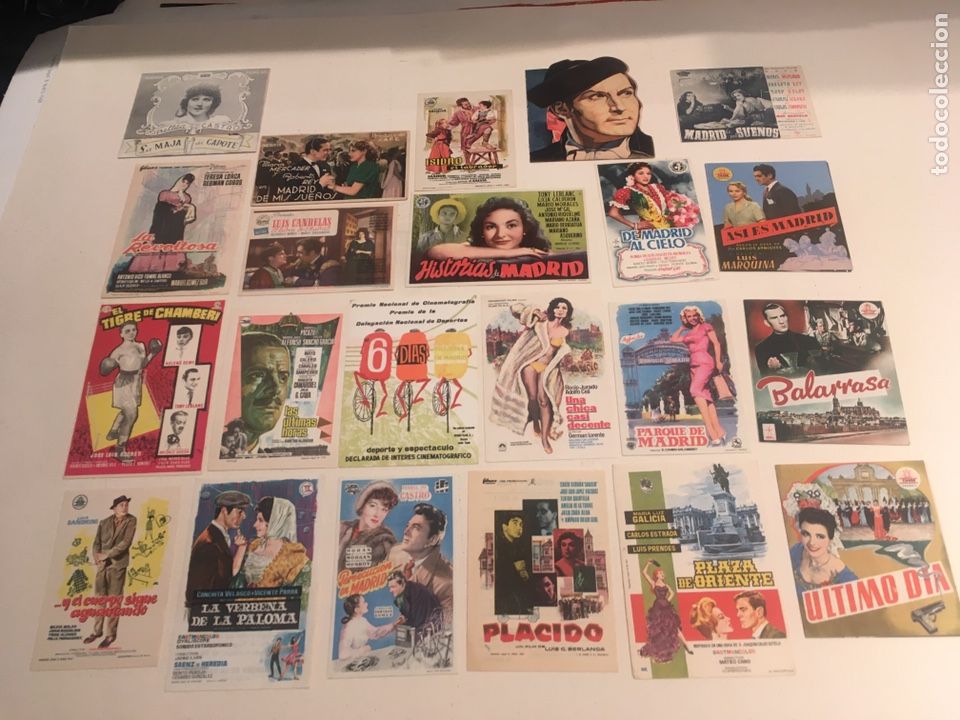 Cine: NN62 TEMATICA MADRID COLECCION DE 22 PROGRAMAS ORIGINALES ESPA&Ntilde;OLES - Foto 1