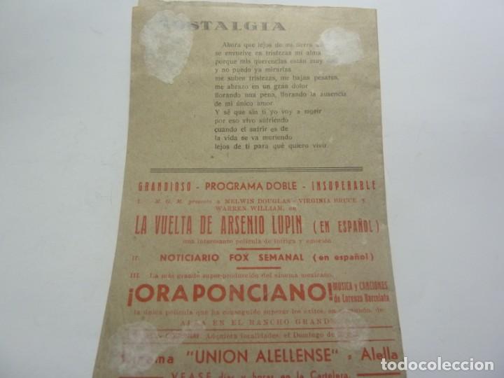 Cine: PROGRAMA DE CINE &iexcl; ORA PONCIANO! CANCIONERO - Foto 3