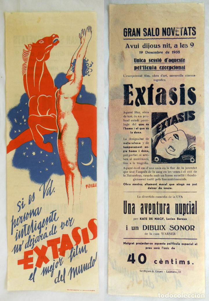 Cine: EXTASIS 1935 (Facs&iacute;mil) RENAU (Dise&ntilde;o)