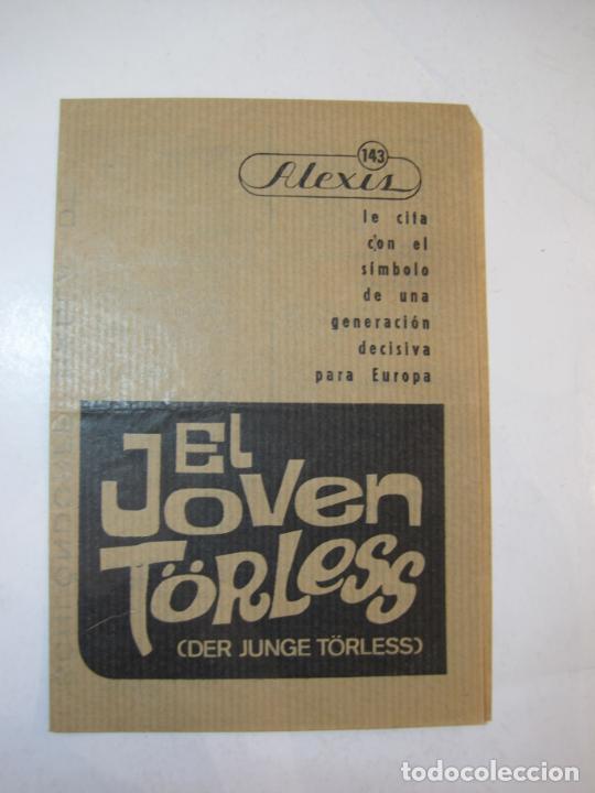  Flyers Publicitaires de films Anciens: EL JOVEN T&Ouml;RLESS-ALEXIS-PROGRAMA DE CINE-VER FOTOS-(K-2903)