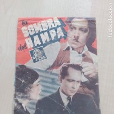 Cine: FOLLETO DE MANO DOBLE , LA SOMBRA DEL HAMPA AÑO 1937. Lote 264342336
