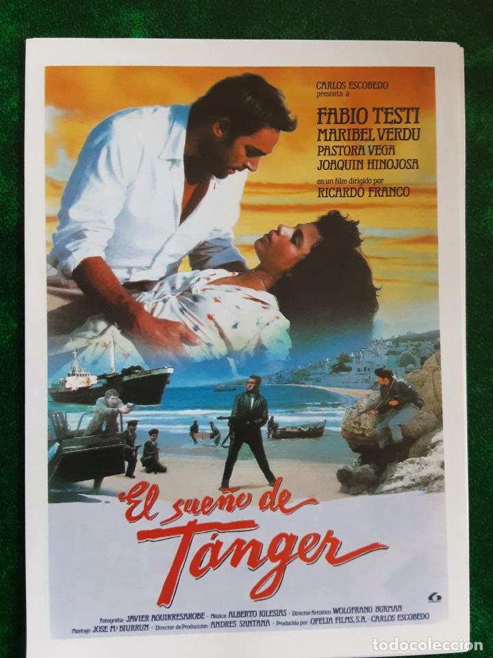 Cine: EL SUE&Ntilde;O DE T&Aacute;NGER FABIO TESTI MARIBEL VERDU IMPRESO EN LOS A&Ntilde;OS 80