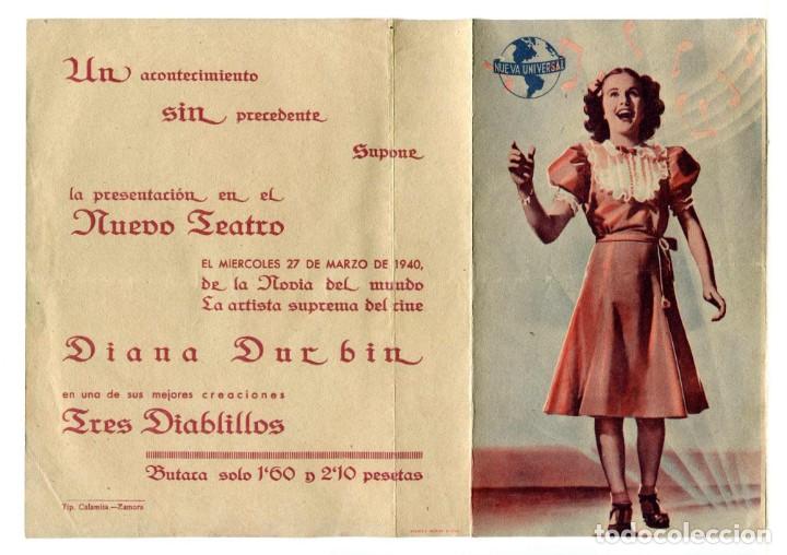 Cine: TRES DIABLILLOS, con Diana Durbin. - Foto 2