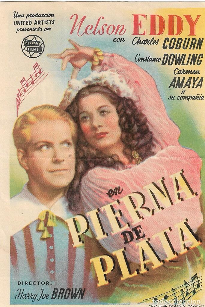 Cine: PN - PROGRAMA DE CINE - PIERNA DE PLATA - NELSON EDDY, CARMEN AMAYA - PRINCIPAL CINEMA (Málaga) - 19 - Foto 1 - 264745899