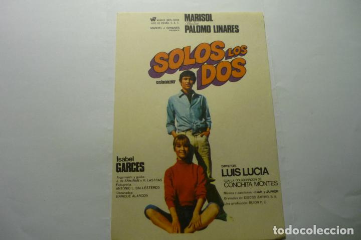 Cine: programa solos los dos .marisol - Foto 1