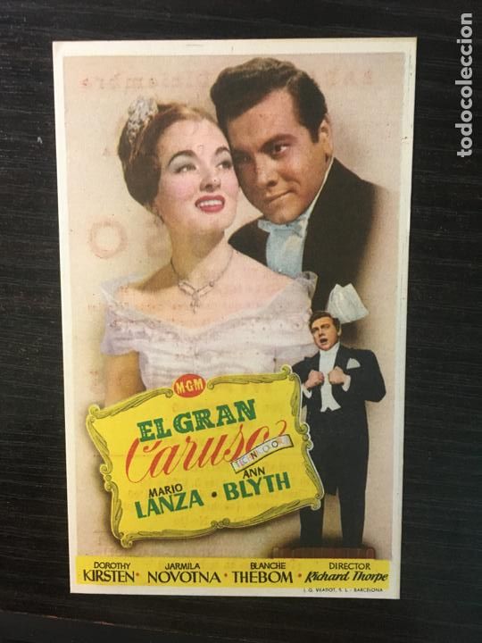 Cine: El gran Caruso - Programa de cine - C/P Badalona - Foto 1