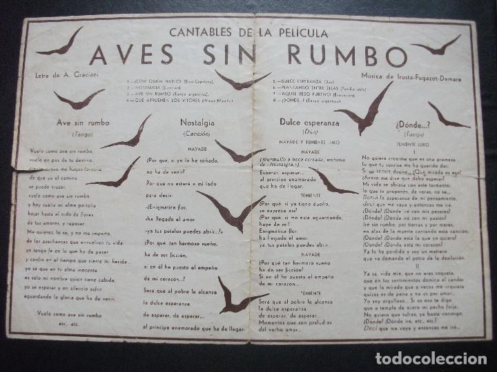 Cine: AVES SIN RUMBO, CANCIONERO - Foto 2