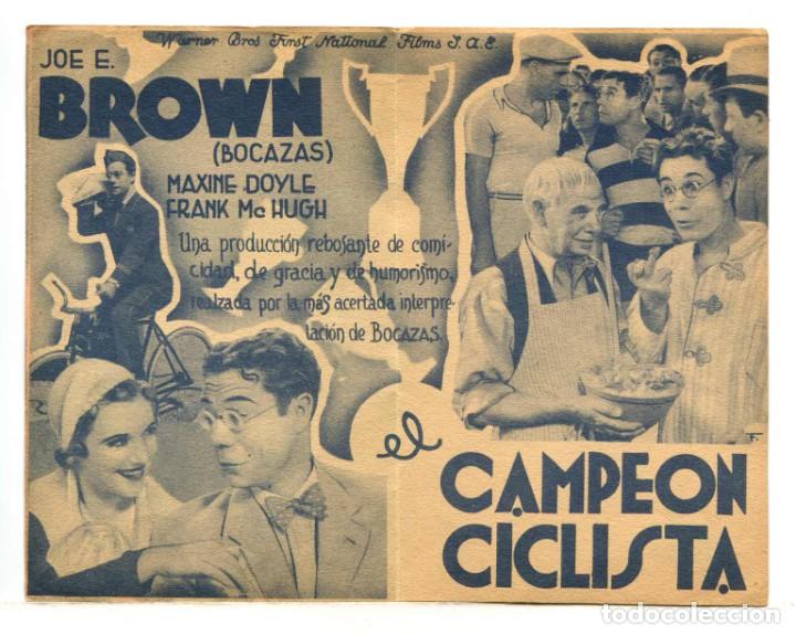 Cine: EL CAMPE&Oacute;N CICLISTA, con Joe E. Brown. - Foto 2