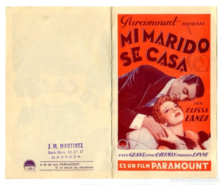 Cine: MI MARIDO SE CASA, con Cary Grant. - Foto 1