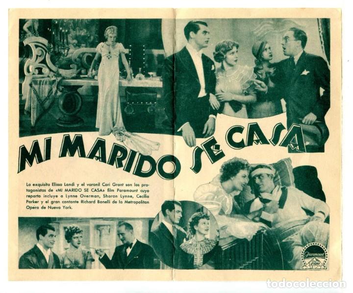 Cine: MI MARIDO SE CASA, con Cary Grant. - Foto 2