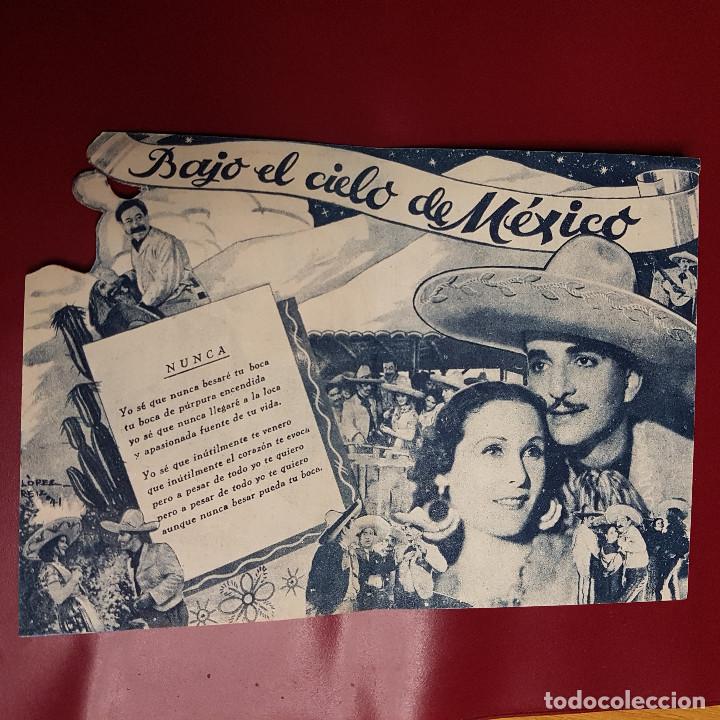 Cine: PROGRAMA DE MANO - BAJO EL CIELO DE MEXICO - Foto 2