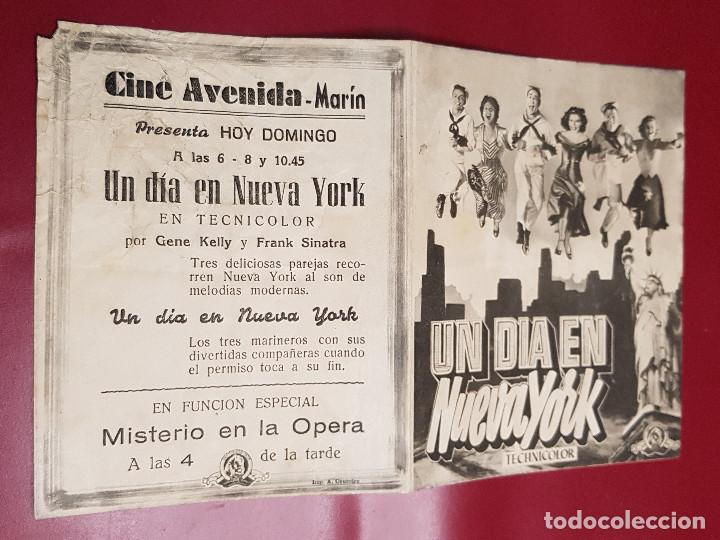 Cine: PROGRAMA DE MANO - UN DIA EN NUEVA YORK - Foto 1