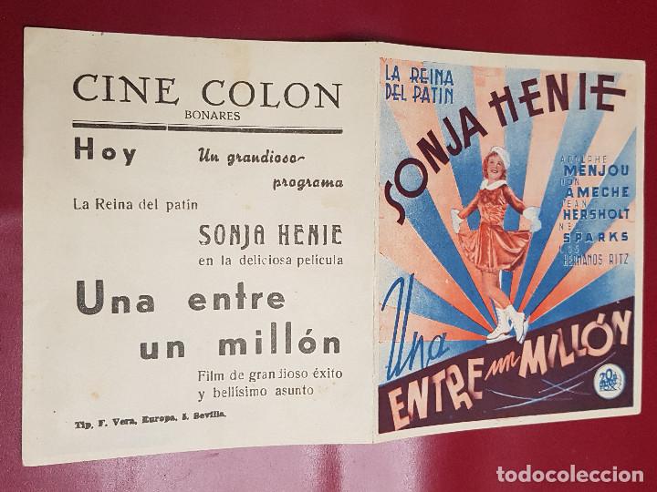 Cine: PROGRAMA DE MANO - UNA ENTRE UN MILLON - Foto 1