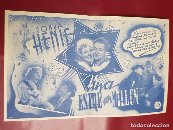 Cine: PROGRAMA DE MANO - UNA ENTRE UN MILLON - Foto 2