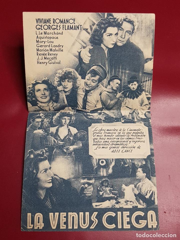 Cine: PROGRAMA DE MANO - LA VENUS CIEGA - Foto 2