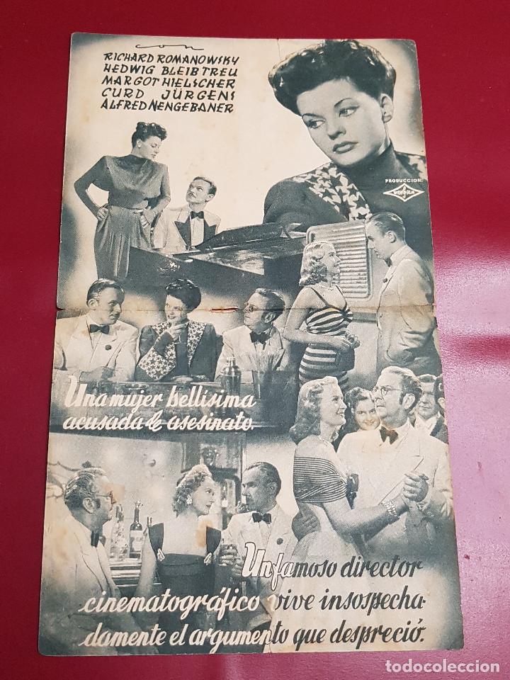 Cine: PROGRAMA DE MANO - LAS MUJERES NO SON ANGELES - Foto 2