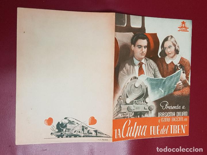 Cine: PROGRAMA DE MANO - LA CULPA FUE DEL TREN - Foto 1