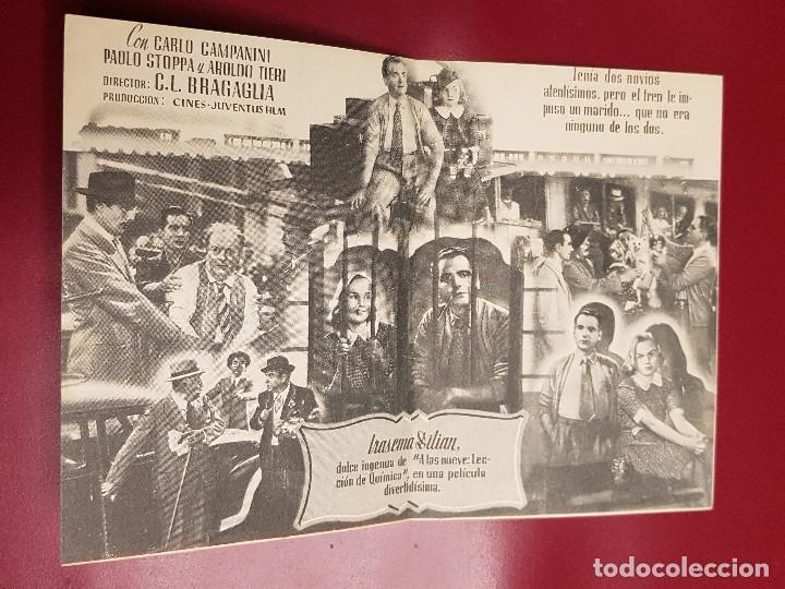 Cine: PROGRAMA DE MANO - LA CULPA FUE DEL TREN - Foto 2