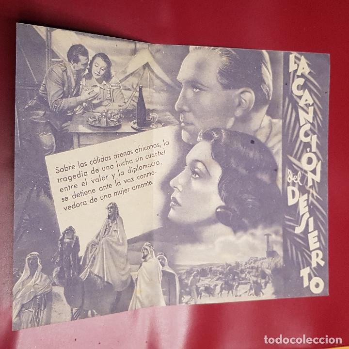 Cine: PROGRAMA DE MANO - LA CANCION DEL DESIERTO - Foto 2