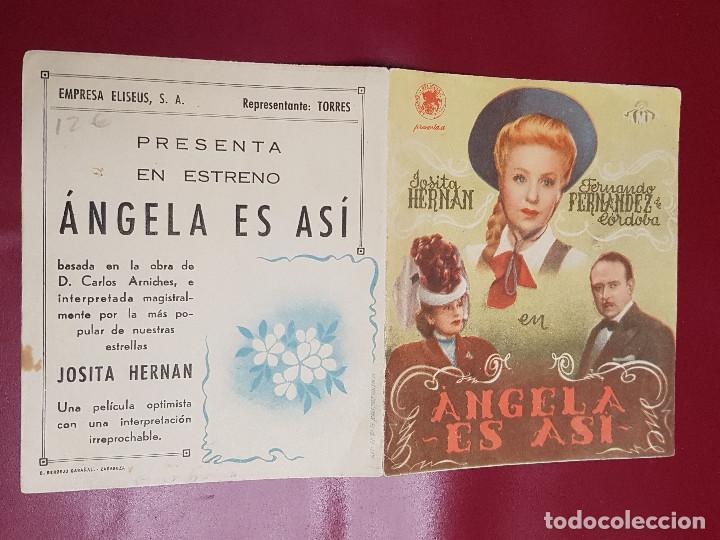 Cine: PROGRAMA DE MANO - ANGELA ES ASI - Foto 1