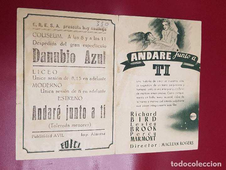 Cine: PROGRAMA DE MANO - ANDARE JUNTO A TI - Foto 2