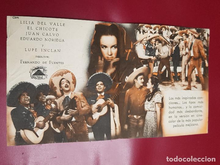 Cine: PROGRAMA DE MANO - ALLA EN EL RANCHO GRANDE - Foto 2