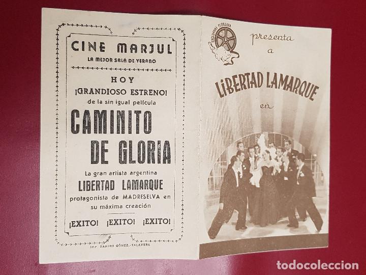 Cine: PROGRAMA DE MANO - CAMINITO DE GLORIA - Foto 1