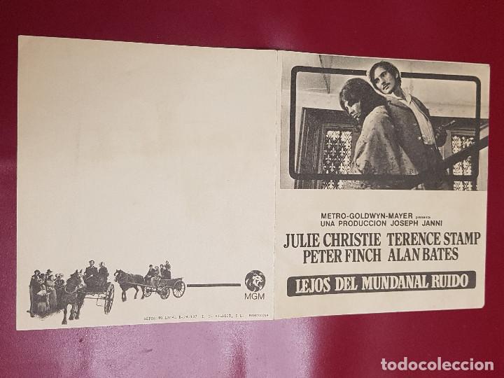 Cine: PROGRAMA DE MANO - LEJOS DEL MUNDANAL RUIDO - Foto 1