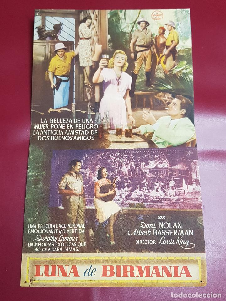Cine: PROGRAMA DE MANO - LUNA DE BIRMANIA - Foto 2