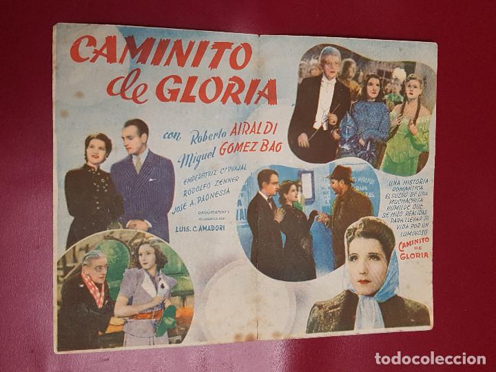 Cine: PROGRAMA DE MANO - CAMINITO DE GLORIA - Foto 2