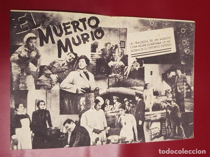 Cine: PROGRAMA DE MANO - EL MUERTO MURIO - Foto 2