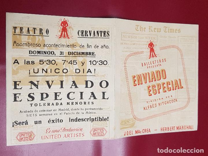 Cine: PROGRAMA DE MANO - ENVIADO ESPECIAL - Foto 1