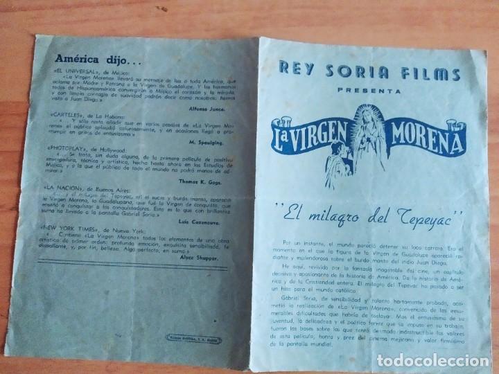 Cine: 1-PROGRAMA DE CINE-- LA VIRGEN MORENA - Foto 1