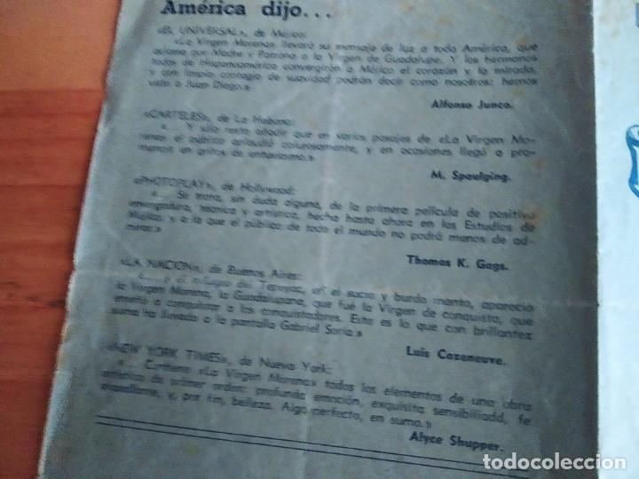 Cine: 1-PROGRAMA DE CINE-- LA VIRGEN MORENA - Foto 4