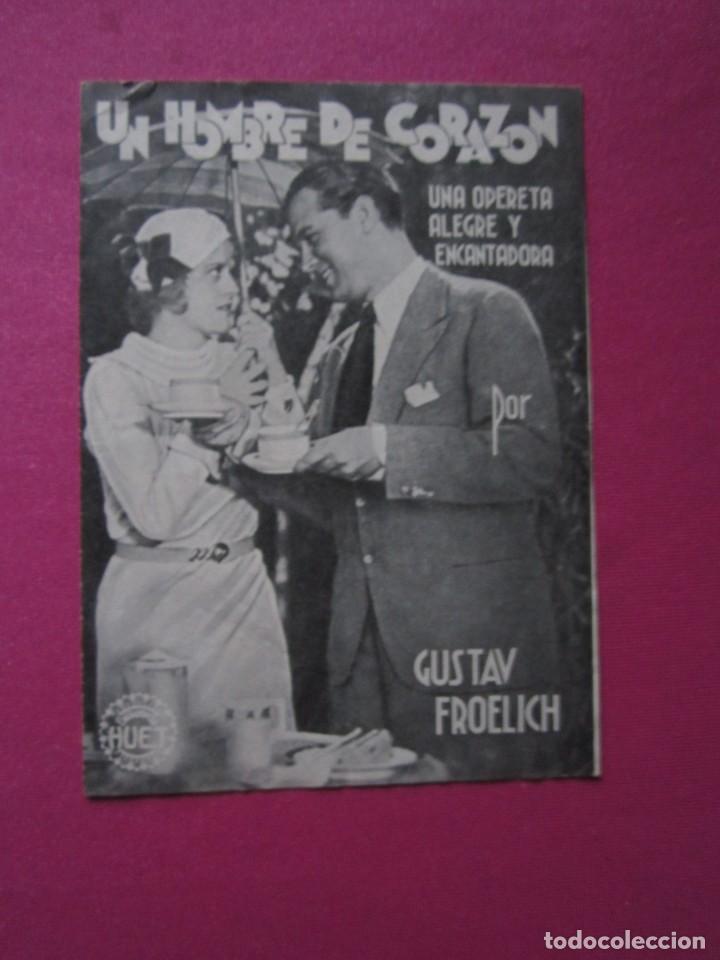 Cine: UN HOMBRE DE CORAZON GUSTAV FROELICH PROGRAMA CINE C2 - Foto 2