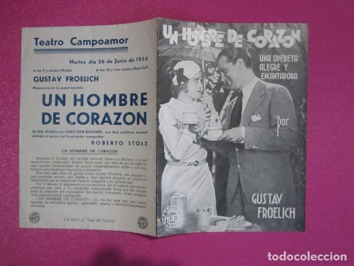 Cine: UN HOMBRE DE CORAZON GUSTAV FROELICH PROGRAMA CINE C2 - Foto 1