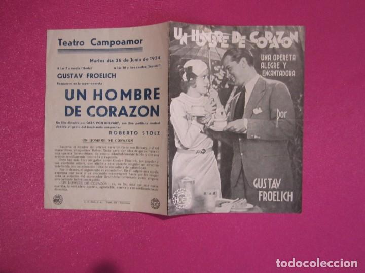 Cine: UN HOMBRE DE CORAZON GUSTAV FROELICH PROGRAMA CINE C2 - Foto 3
