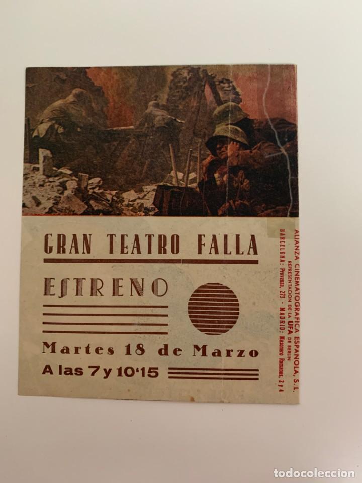 Cine: FORJA DE H&Eacute;ROES - PROGRAMA DOBLE - REVERSO IMPRESO - Foto 3
