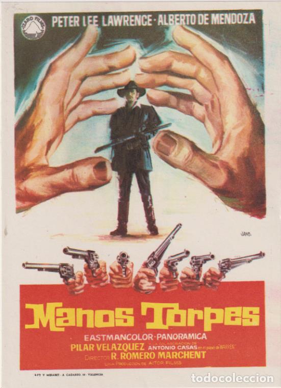 Cine: Manos Torpes. Sencillo de Izaro Films. &iexcl;IMPECABLE! - Foto 1