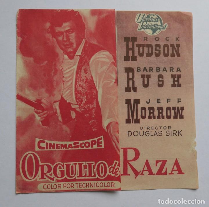 Cine: ORGULLO DE RAZA. ROCK HUDSON . BARBARA RUSH - Foto 1
