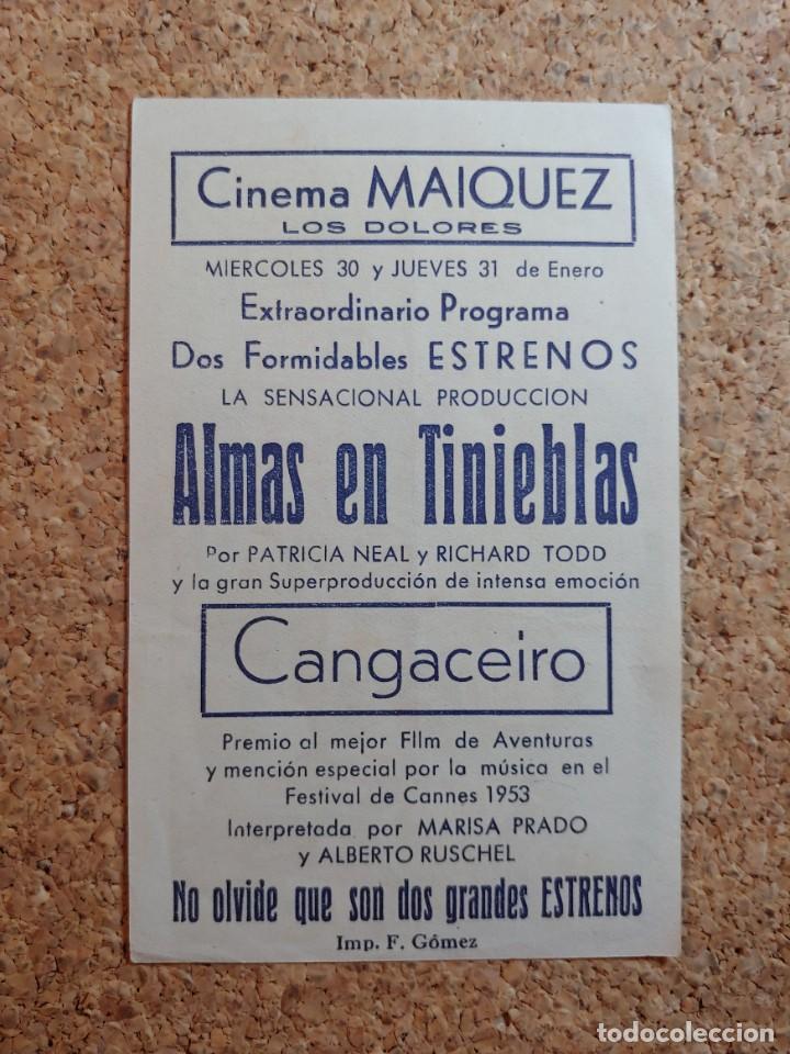 Cine: FOLLETO DE MANO DE LA PELÍCULA CANGACEIRO CON PUBLICIDAD - Foto 2 - 268124099