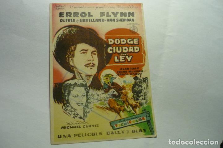 Cine: programa dodge ciudad sin ley .-errol flynn - Foto 1