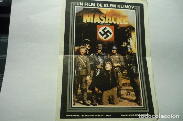 Cine: programa masacre.- publicidad - Foto 1