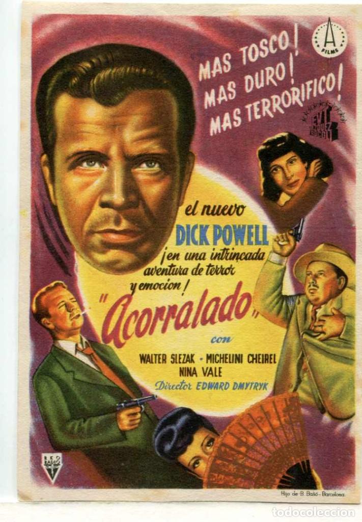 Cine: ACORRALADO, con Dick Powell. - Foto 1