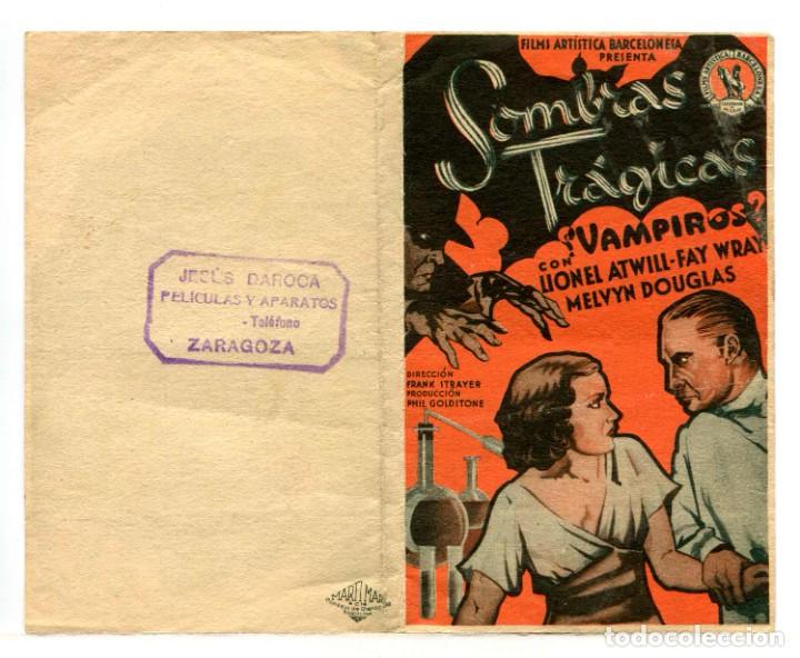 Cine: SOMBRAS TR&Aacute;GICAS, con Fay Wray. - Foto 1
