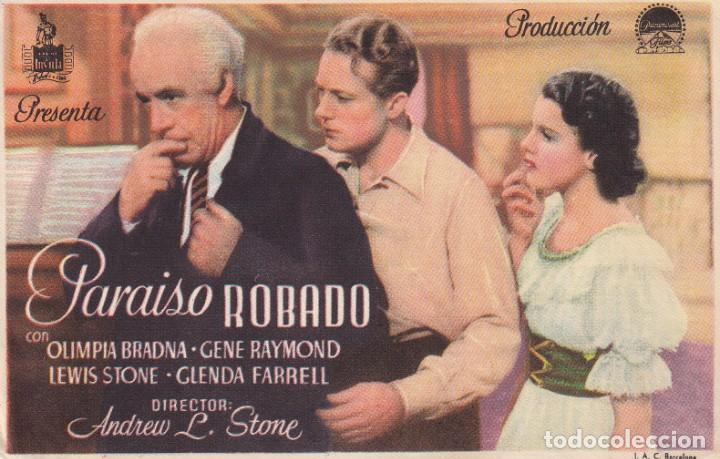 Cine: PARAISO ROBADO .- OLIMPIA BRADNA - Foto 1