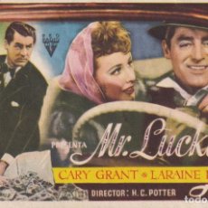 Cine: MR. LUCKY .- CARY GRANT. Lote 270175348