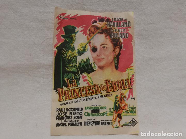 Cine: FOLLETO DE MANO LA PRINCESA DE EBOLI - Foto 1