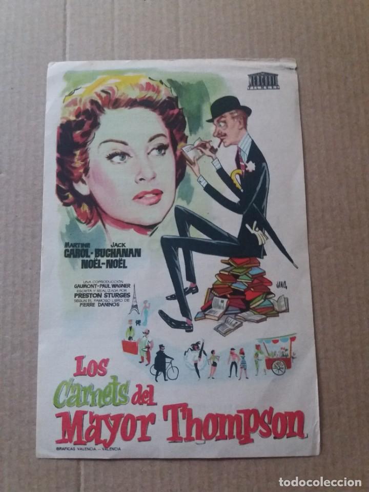 Cine: Los carnets del Mayor Thompson con Publicidad Cine Capitol Tarragona na